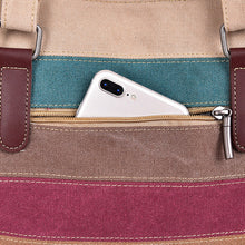 Laden Sie das Bild in den Galerie-Viewer, Stilvolle Handtasche Mit Kontraststreifen