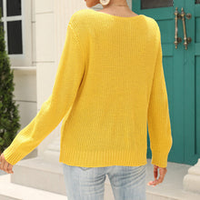 Laden Sie das Bild in den Galerie-Viewer, Geknoteter Strickpullover für Damen