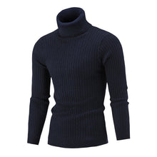 Laden Sie das Bild in den Galerie-Viewer, Lässiger Langärmliger Rollkragenpullover für Herren