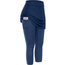 Laden Sie das Bild in den Galerie-Viewer, Einfarbige Lässige Yogahose mit Seitentaschen