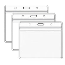 Laden Sie das Bild in den Galerie-Viewer, 4x3 Zoll CDC-Impfkartenhalter mit wasserdichtem Reißverschluss