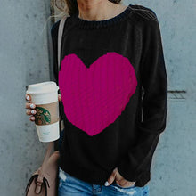 Laden Sie das Bild in den Galerie-Viewer, Stilvoller Warmer Herzpullover