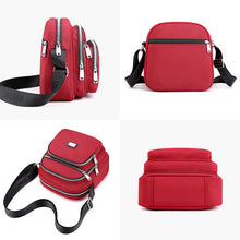 Laden Sie das Bild in den Galerie-Viewer, Einfarbige kleine quadratische Umhängetasche aus Nylon