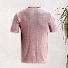 Laden Sie das Bild in den Galerie-Viewer, Herren Sommer dünnes lockeres Poloshirt