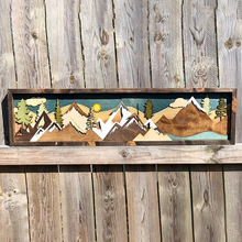 Laden Sie das Bild in den Galerie-Viewer, Handgefertigte Wald- Und Giebeldekoration Aus Holz