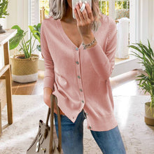 Laden Sie das Bild in den Galerie-Viewer, Strickjacke mit Knöpfen