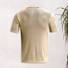 Laden Sie das Bild in den Galerie-Viewer, Herren Sommer dünnes lockeres Poloshirt