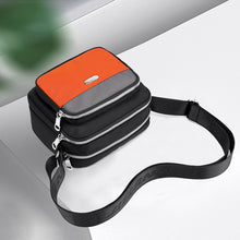 Laden Sie das Bild in den Galerie-Viewer, Kontrastierende lässige leichte wasserdichte Umhängetasche aus Nylon