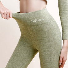 Laden Sie das Bild in den Galerie-Viewer, Warme Seidenhose zur Bauchkontrolle
