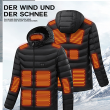 Laden Sie das Bild in den Galerie-Viewer, Fünf Gebieten Wärmernde Daunenjacke