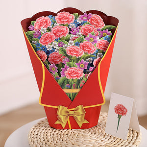 3D-Pop-Up-Blumenstrauß-Grußkarte