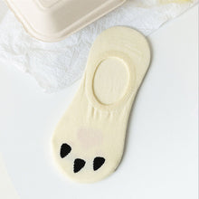 Laden Sie das Bild in den Galerie-Viewer, Damen Sommer Cartoon atmungsaktive Katzenpfotensocken