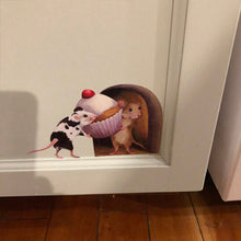 Laden Sie das Bild in den Galerie-Viewer, Mausloch 3D Wandaufkleber