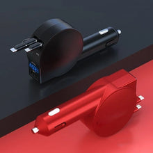 Laden Sie das Bild in den Galerie-Viewer, 3 In 1 Einziehbarer Schnelllade-Autoadapter