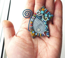 Laden Sie das Bild in den Galerie-Viewer, Süße Kätzchen Brosche