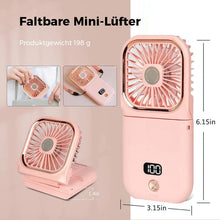 Laden Sie das Bild in den Galerie-Viewer, Tragbarer Mini-Lüfter