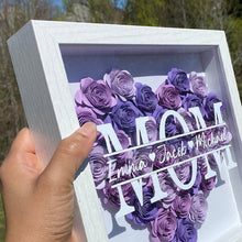 Laden Sie das Bild in den Galerie-Viewer, Muttertagsgeschenk Farbverlauf Blumenrahmen