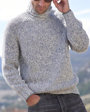 Laden Sie das Bild in den Galerie-Viewer, Einfarbiger Vielseitiger Rollkragenpullover für Herren