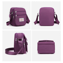 Laden Sie das Bild in den Galerie-Viewer, Mehrlagige leichte kleine quadratische Umhängetasche mit großem Fassungsvermögen