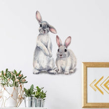 Laden Sie das Bild in den Galerie-Viewer, Kaninchen Wandaufkleber