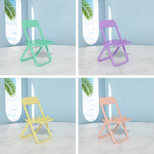 Laden Sie das Bild in den Galerie-Viewer, Faltbarer süßer Stuhl Handyhalter