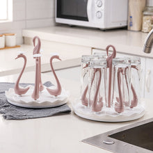 Laden Sie das Bild in den Galerie-Viewer, Kreativer multifunktionaler drehbarer Schwanenabflussbecherhalter