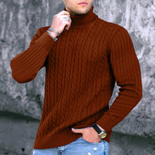 Laden Sie das Bild in den Galerie-Viewer, Lässiger Langärmliger Rollkragenpullover für Herren