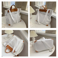 Laden Sie das Bild in den Galerie-Viewer, Klassische Segeltuchtasche