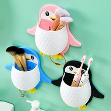 Laden Sie das Bild in den Galerie-Viewer, Wandmontierter Aufbewahrungshalter in Pinguinform