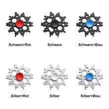 Laden Sie das Bild in den Galerie-Viewer, Schneeflocke Multifunktions Zappelspinner Schraubenschlüssel Werkzeug