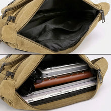 Laden Sie das Bild in den Galerie-Viewer, Modische Umhängetasche aus Segeltuch mit großem Fassungsvermögen