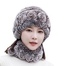 Laden Sie das Bild in den Galerie-Viewer, Rex-Kaninchenfellmütze