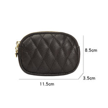 Laden Sie das Bild in den Galerie-Viewer, Damen zweilagige Brieftasche aus Leder