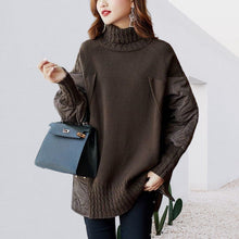 Laden Sie das Bild in den Galerie-Viewer, Patchwork schicker Strickpullover