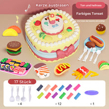 Laden Sie das Bild in den Galerie-Viewer, Kuchen Plastilin Farbiger Ton Handgemachtes Spielzeug