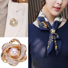 Laden Sie das Bild in den Galerie-Viewer, Stilvolle multifunktionale Seidenschalschnalle