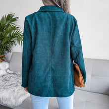 Laden Sie das Bild in den Galerie-Viewer, Herbst Damen-Blazer Aus Cord