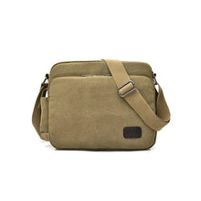 Laden Sie das Bild in den Galerie-Viewer, Herr Vintage Schultertasche aus Segeltuch