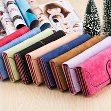 Laden Sie das Bild in den Galerie-Viewer, Damen Vintage gefrostete Brieftasche