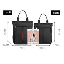 Laden Sie das Bild in den Galerie-Viewer, Segeltuch Schultertasche mit großem Fassungsvermögen