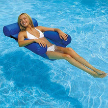 Laden Sie das Bild in den Galerie-Viewer, Schwimmendes Schwimmbett und Liegestuhl