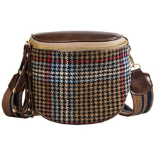 Laden Sie das Bild in den Galerie-Viewer, Damen Karierte Umhängetasche mit breiten Trägern