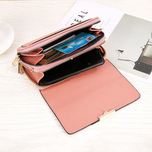 Laden Sie das Bild in den Galerie-Viewer, Umhängetasche aus PU mit mehreren Kartenfächern