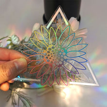 Laden Sie das Bild in den Galerie-Viewer, Adsorption Regenbogen Glas Fenster Aufkleber (Zufälliger Stil, 10 Stück)