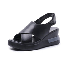 Laden Sie das Bild in den Galerie-Viewer, Damen Sandalen/Hausschuhe aus weichem Leder