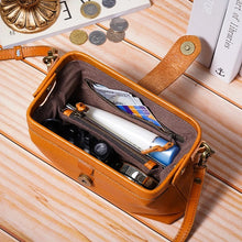 Laden Sie das Bild in den Galerie-Viewer, Vintage handgemachte Ledertasche