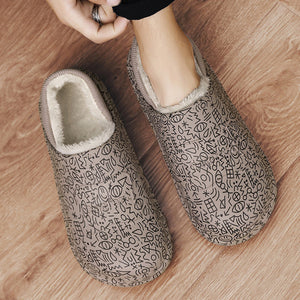 Warme Plüsch-Baumwollschuhe für Herren