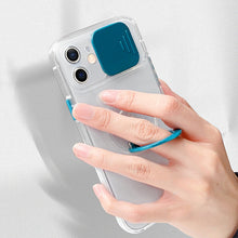 Laden Sie das Bild in den Galerie-Viewer, iPhone transparente Handyhülle mit Ring