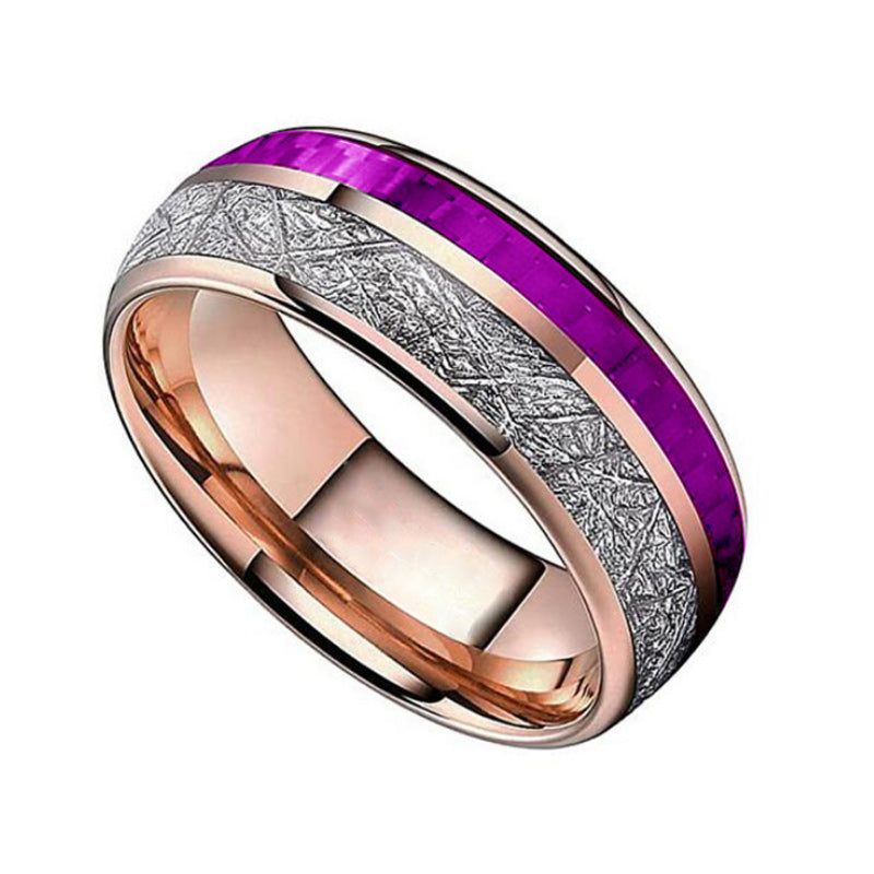 Zweifarbiger Ring aus Edelstahl