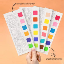 Laden Sie das Bild in den Galerie-Viewer, Aquarell-Malbuch im Taschenformat